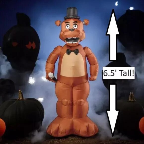 Five Nights at Freddy's 3 Pack Inflatable Animated Halloween Prop Animatronics - Picture 4 of 13